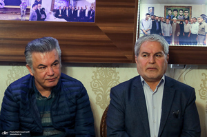 مراسم تشییع مادر شهیدان جواد سپهری