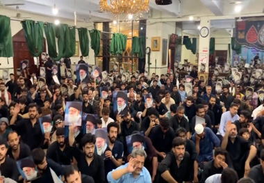 عزاداری شب عاشورا و مراسم تجدید عهد با رھبر انقلاب در اسلام آباد پایتخت پاکستان.