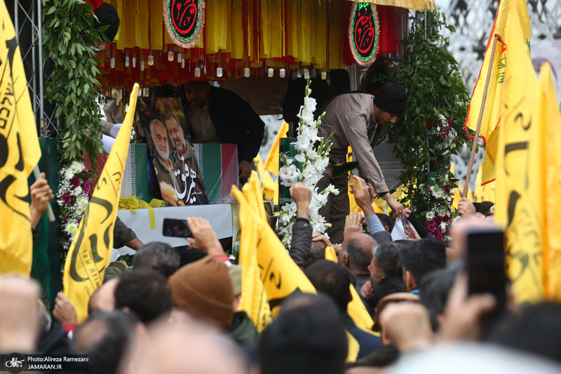 مراسم تشییع سردار شهید سید رضی موسوی