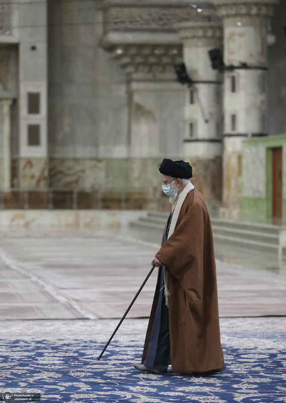 حضور رهبر معظم انقلاب در حرم مطهر حضرت امام خمینی(س)