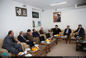 دیدار اعضای شورای مرکزی انجمن اسلامی مدرسین دانشگاه‎