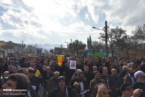 راهپیمایی مردم سراسر کشور در محکومیت ترور سردار قاسم سلیمانی 