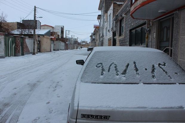 برف و سرما در خلخال می‌تازد