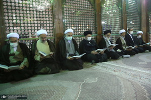 تجدید میثاق رئیس قوه قضائیه و مسئولان عالی قضایی با آرمان‌های حضرت امام خمینی (س)