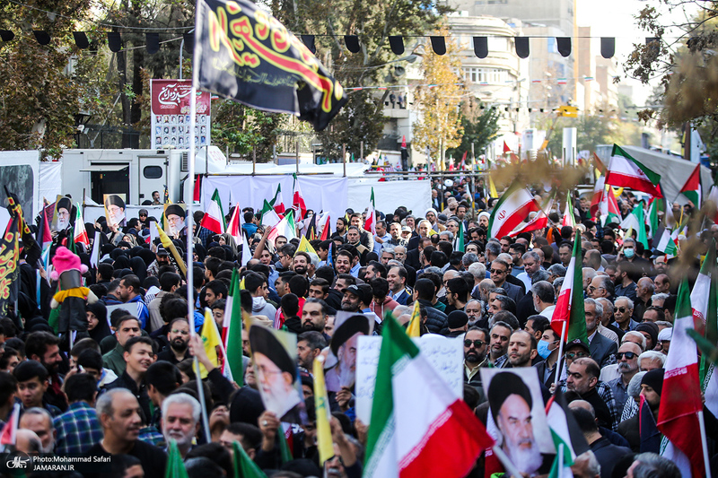 راهپیمایی باشکوه 13 آبان در تهران - 1