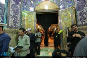 مراسم احیای شب نوزدهم ماه مبارک رمضان در حرم مطهر حضرت معصومه(س)