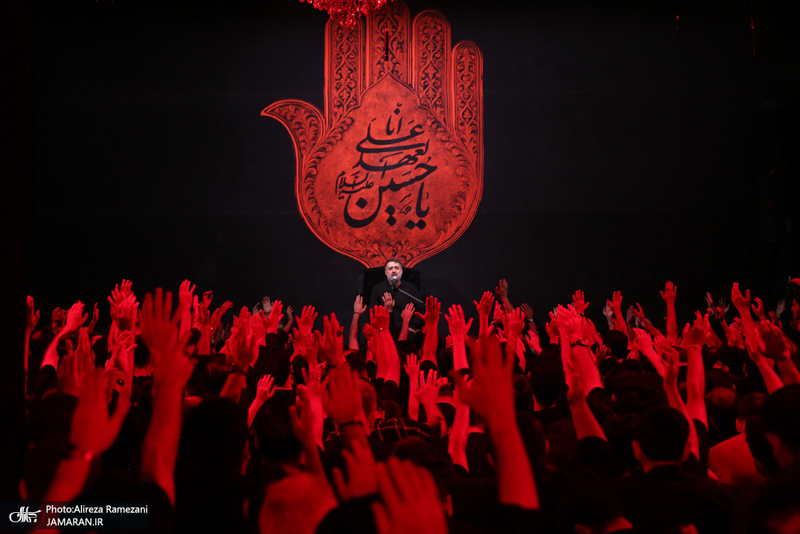 مزاسم شب تاسوعای حسینی (ع) در امام زاده صالح (ع)