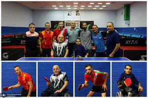 اردوی آمادگی تیم پارا تنیس روی میز اعزامی به بازی‌های هانگژو