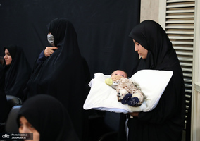 مراسم عزاداری شب شهادت حضرت فاطمه‌زهرا (س) در حسینیه امام خمینی