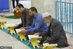 آیین ترتیل خوانی قرآن کریم در مسجد اعظم قم