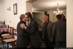 حضور شخصیت های علمی، فرهنگی و سیاسی در منزل آیت الله هاشمی رفسنجانی(ره)