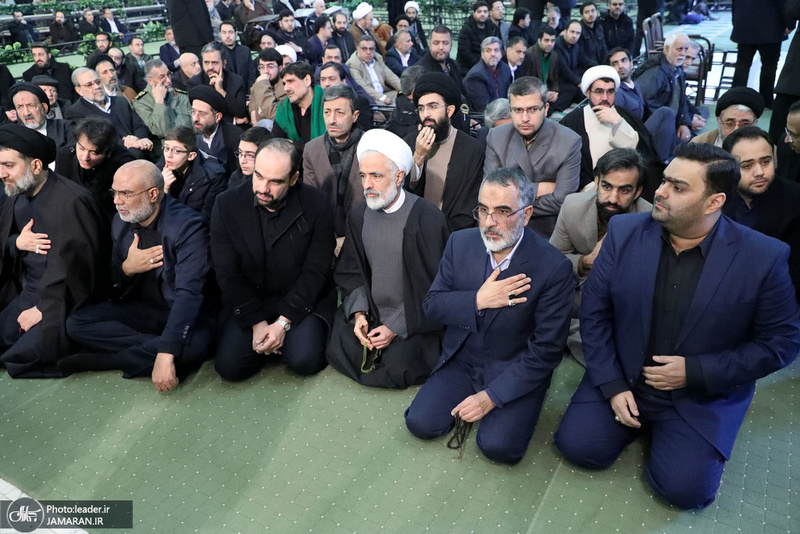 مراسم تشییع و اقامه نماز بر پیکر مرحوم آیت الله هاشمی‌شاهرودی