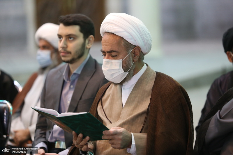 مراسم چهلمین شب درگذشت آیت الله العظمی سید محمدسعید حکیم در قم‎