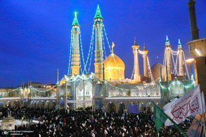 مراسم آغاز  سال 1401 در حرم کریمه اهل بیت (ع)‎