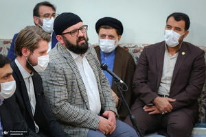 دیدار اعضای اتحادیه انجمن‌های اسلامی دانشجویان در اروپا با رهبر معظم انقلاب