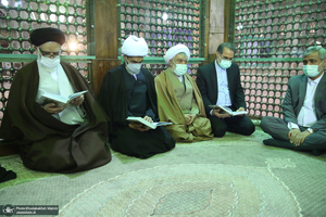 تجدید میثاق رئیس قوه قضاییه و مسئولان قضایی با آرمان‌های امام خمینی(س)