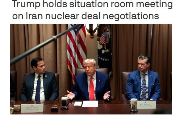 رسانه آمریکایی: ترامپ جلسه ای درباره مذاکرات بر سر توافق هسته‌ای با ایران برگزار کرد/ در آستانه این جلسه، ترامپ به صورت تلفنی با سلطان عمان گفت و گو کرد؛ سران دو کشور راه هایی که می توان مذاکرات را به نتیجه دلخواه رساند را بررسی کردند