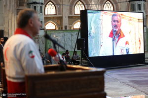 تجدید میثاق اعضا و مسئولان هلال‌احمر با آرمان‌های امام خمینی (س)