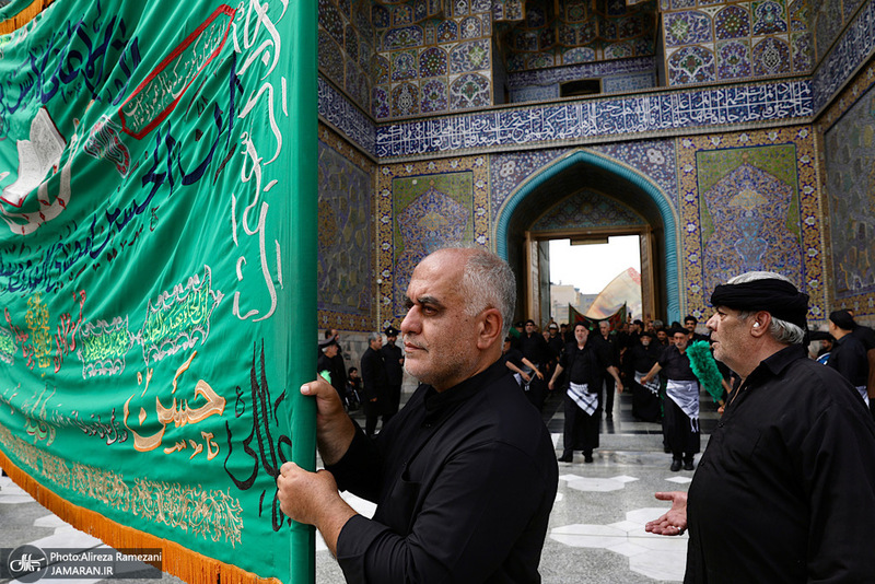 مراسم روز شهادت پيامبر اكرم (ص) و امام حسن مجتبی (ع) در حرم مطهر رضوی