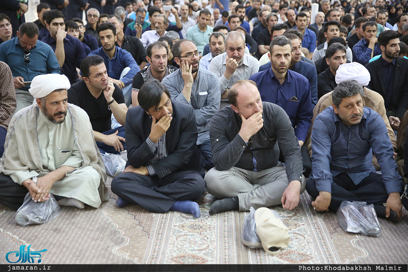 مراسم تشییع پیکر مطهر شهید حمله تروریستی اخیر مازیار سبزعلی در حرم مطهر امام خمینی(س)