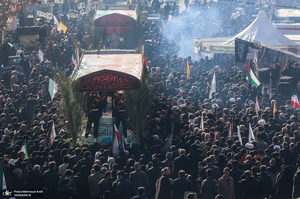 تشییع پیکرهای 110 شهید گمنام دفاع مقدس در تهران - 2