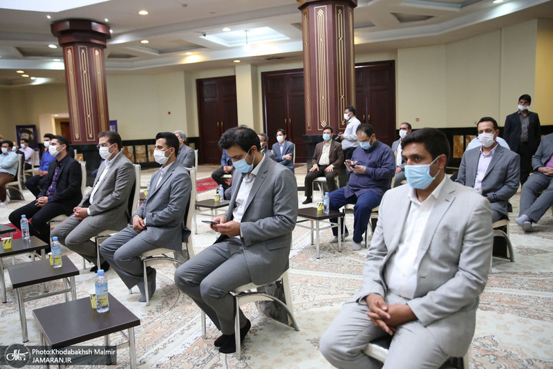 مراسم پنجاهمین سال تاسیس بهشت زهرا (س)‌ در حرم امام خمبنی