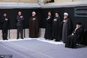 آخرین شب مراسم عزاداری حضرت فاطمه‌زهرا (س) در حسینیه امام خمینی