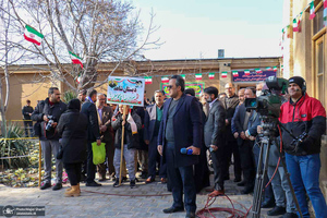 مراسم بزرگداشت 12 بهمن در بیت تاریخی حضرت امام در خمین