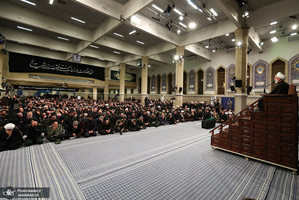 مراسم بزرگداشت شهید حاج قاسم سلیمانی و همرزمانش در حسینیه امام خمینی (ره)