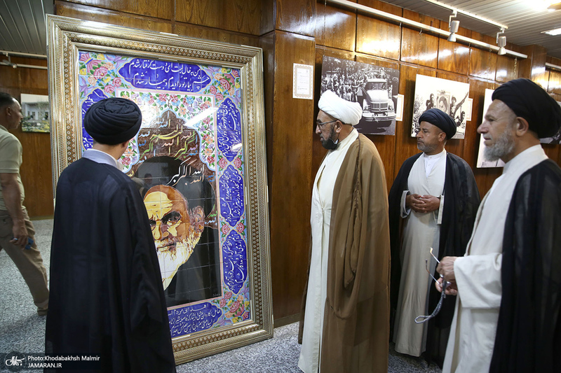 دیدار جمعی از طلاب حوزه علمیه نجف اشرف با سید حسن خمینی‎