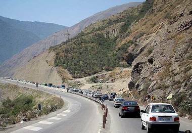 جاده هراز چهار خطه می شود