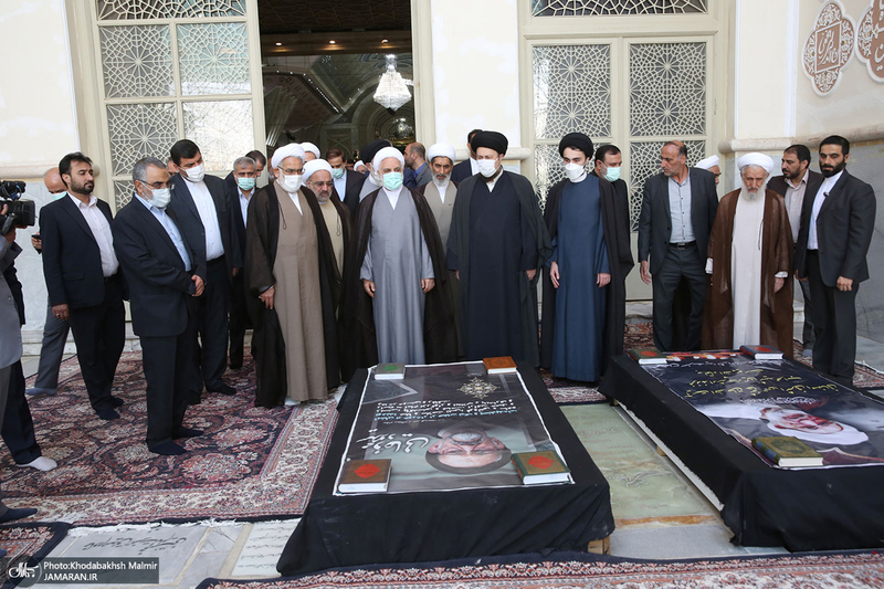 تجدید میثاق رئیس قوه قضائیه و مسئولان عالی قضایی با آرمان‌های حضرت امام خمینی (س)