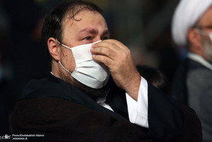 عزاداری شب هشتم محرم در حرم مطهر امام خمینی(س)