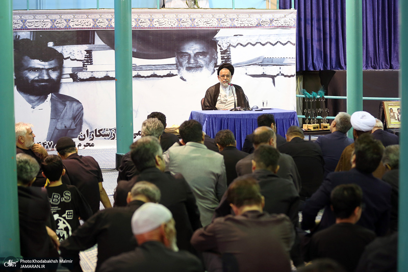 مراسم عزاداری هیئت جامعه اسلامی ورزشکاران در حسینیه جماران