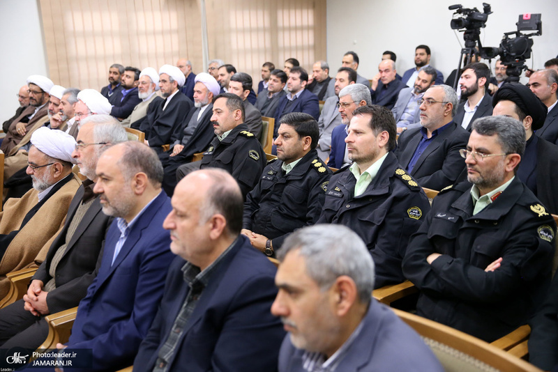 دیدار جمعی از دست‌اندرکاران و کارگزاران حج کشورمان با رهبر معظم انقلاب