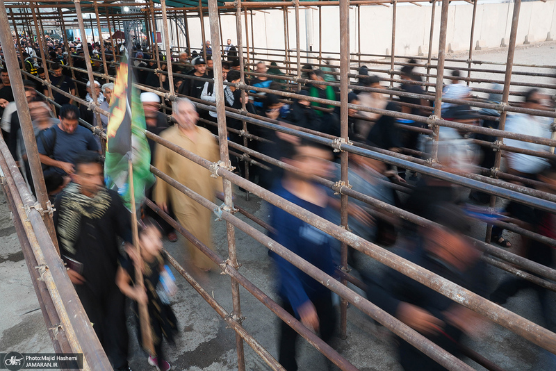 هم قدم با زائران کربلا؛ مرز شلمچه