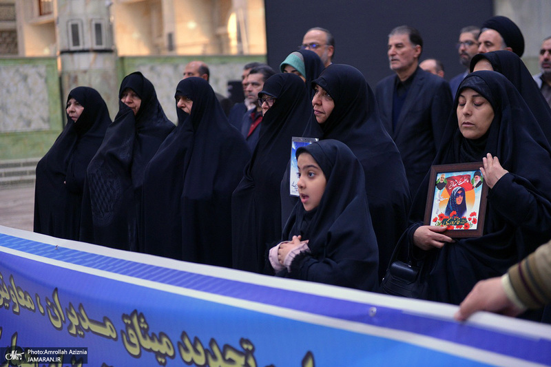 تجدید میثاق مدیران ارشد و کارکنان بنیاد شهید و امور ایثارگران با آرمان‌های امام خمینی (س)