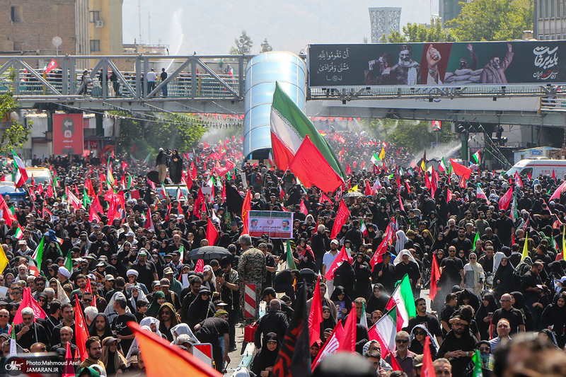 مراسم تشییع پیکر مطهر رهبر شهید انقلاب در تهران -6