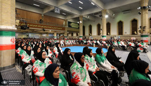 دیدار مدال‌آوران بازی‌های پاراآسیایی و آسیایی هانگژو با رهبر معظم انقلاب