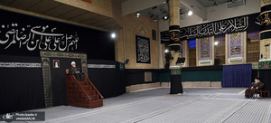 مراسم عزاداری شهادت امام رضا(ع) در حضور رهبر معظم انقلاب