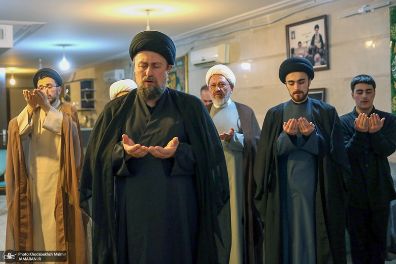 حضور سید حسن خمینی در منزل حجت الاسلام و المسلمین شهید خطیب