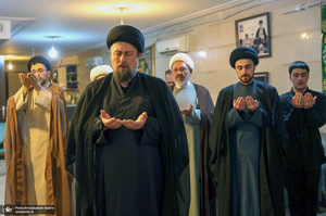 حضور سید حسن خمینی در منزل حجت الاسلام و المسلمین شهید خطیب