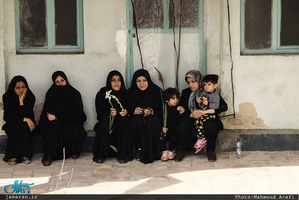 مراسم تشییع و خاکسپاری پیکر مطهر شهید گمنام در حوزه علمیه معیر 