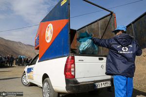 پویش حفاظت از محیط زیست و پاکسازی حریم و حاشیه روستاهای منظقه 22