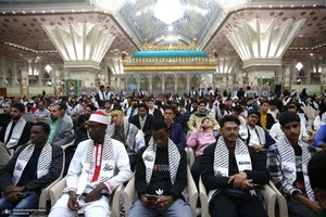 مراسم چهلم شهید سیدحسن نصرالله و سرلشکر نیلفروشان در حرم امام خمینی (س)