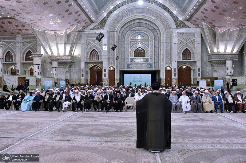 تجدید میثاق مهمانان سی و نهمین اجلاس وحدت اسلامی با آرمان‌های امام خمینی(س) -1