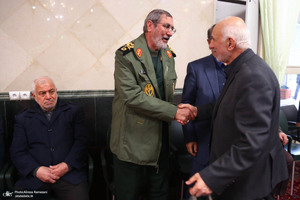 مراسم تشییع پیکر سردار حاج رضا خانی