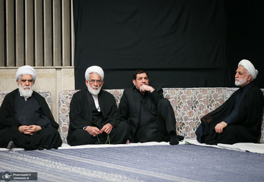 مراسم عزاداری شب تاسوعای حسینی در حسینیه امام خمینی