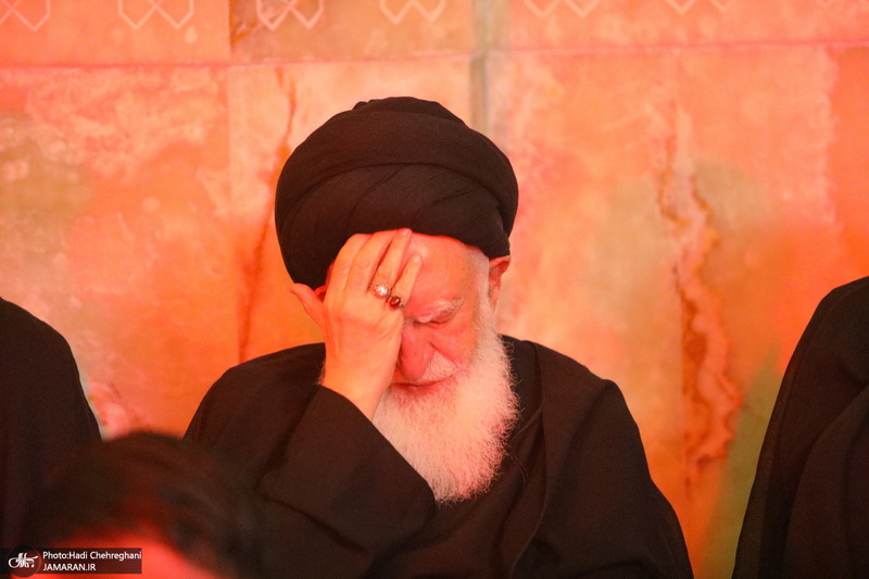 مراسم عزاداری سالروز شهادت امام جعفر صادق (ع) در مسجد اعظم قم