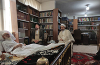 عیادت سید حسن خمینی از آیت الله العظمی نوری همدانی 5